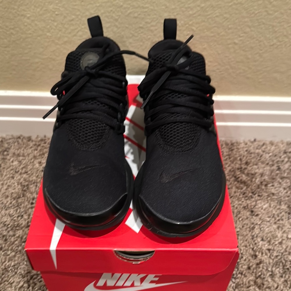 Nike Black Sneakers - Presto All Black Size Y6 = Women’s 8